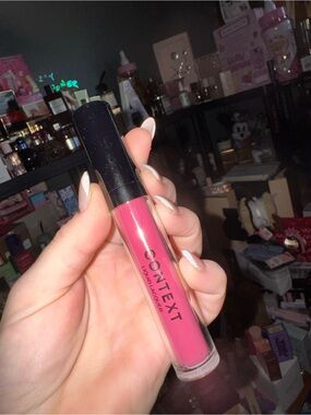 Context Liquid Lacquer Lipstick — Bright Rose Pink